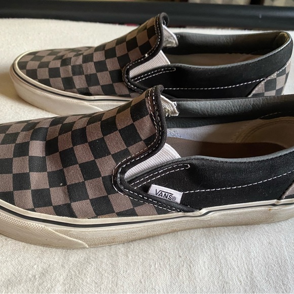 Black Checkered Vans - Picture 2 of 3